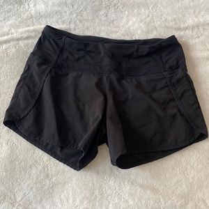 Small black Lululemon shorts